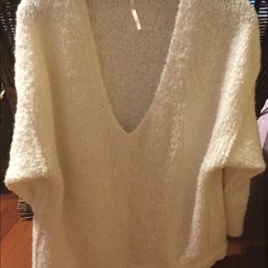 Free people cream sweater